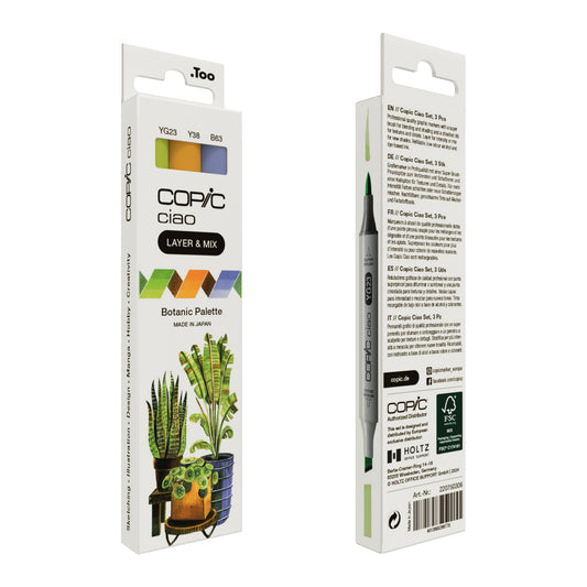 Copic Ciao 3 Layer & Mix Botanic Palette