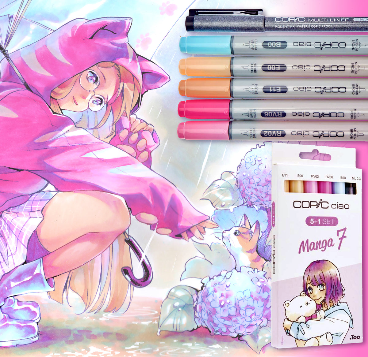 Copic Ciao Set 5+1 Manga 7