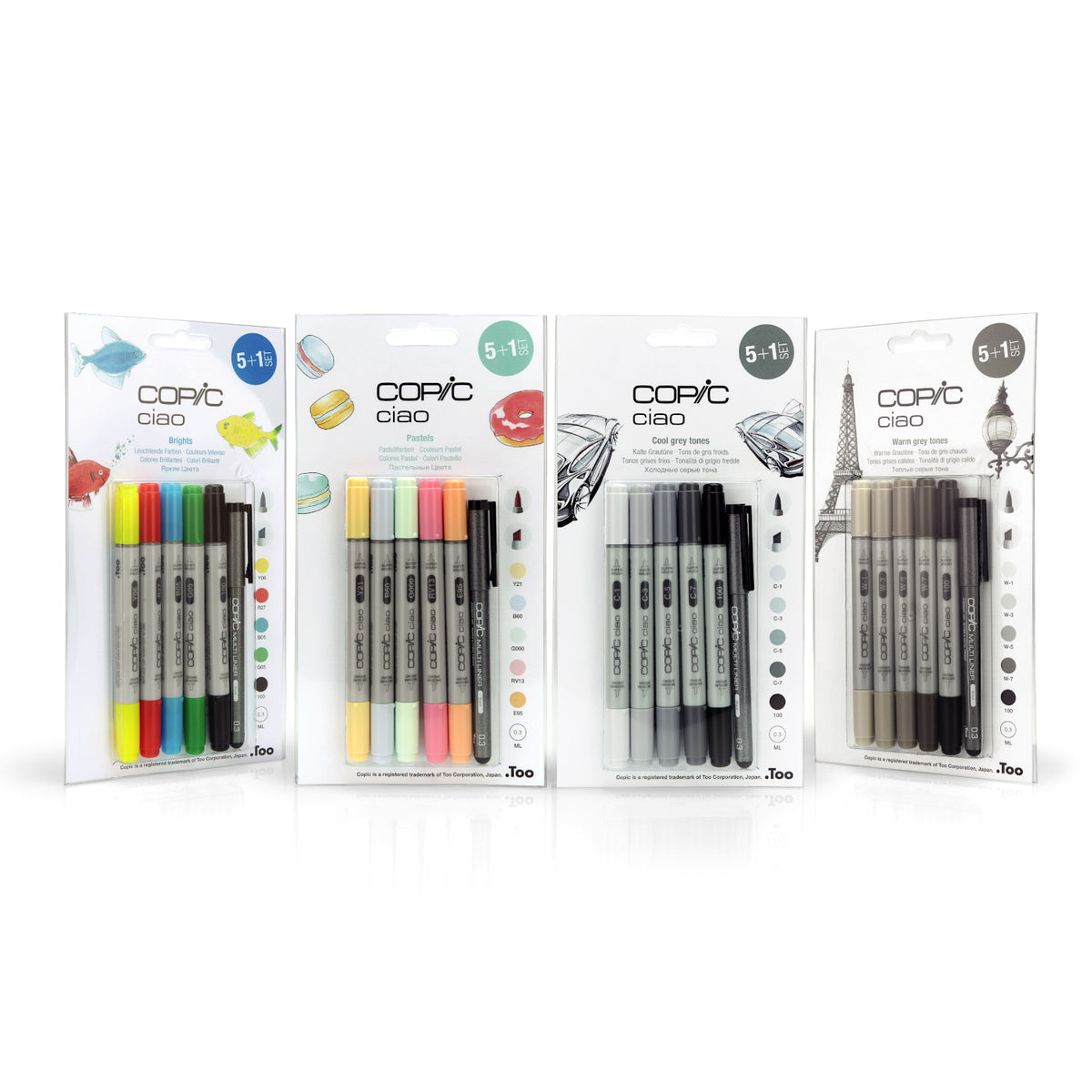 Copic Ciao Set 5+1 Brilliant