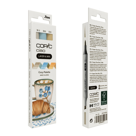 Copic Ciao 3 Layer & Mix Cozy Palette