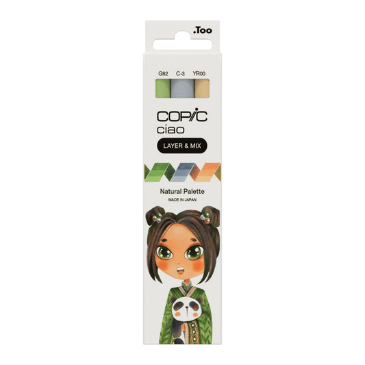 Copic Ciao 3 Layer & Mix Natural Palette
