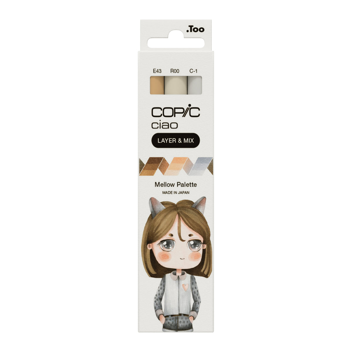 Copic Ciao 3 Layer & Mix Mellow Palette