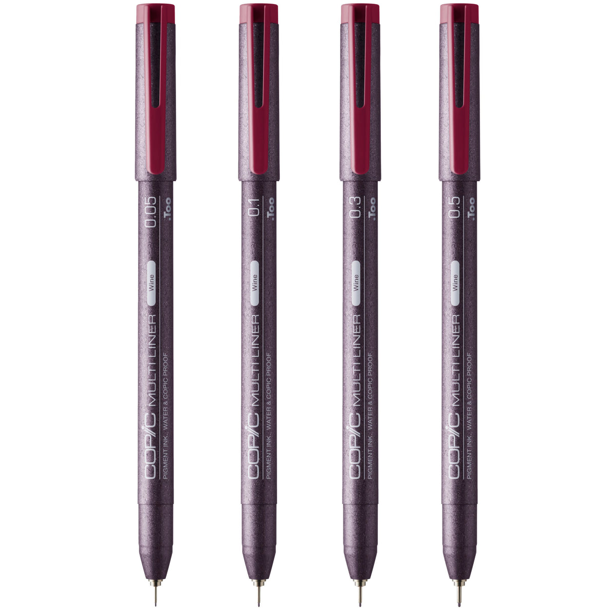 Copic Multiliner 4 Wine Set