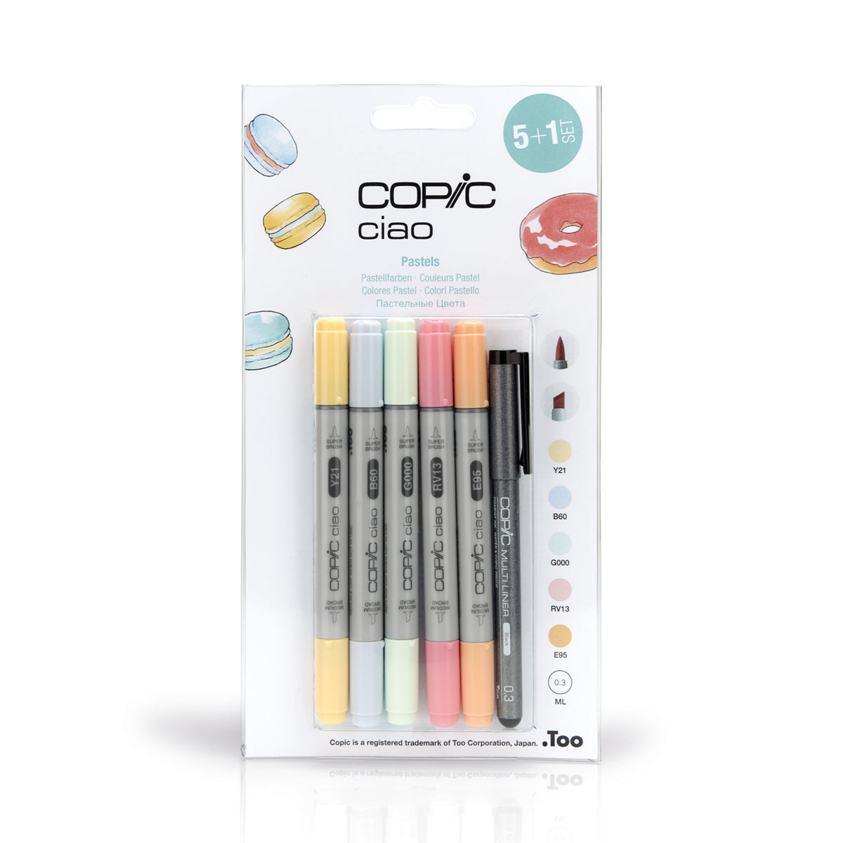 Copic Ciao Set 5+1 Pastels
