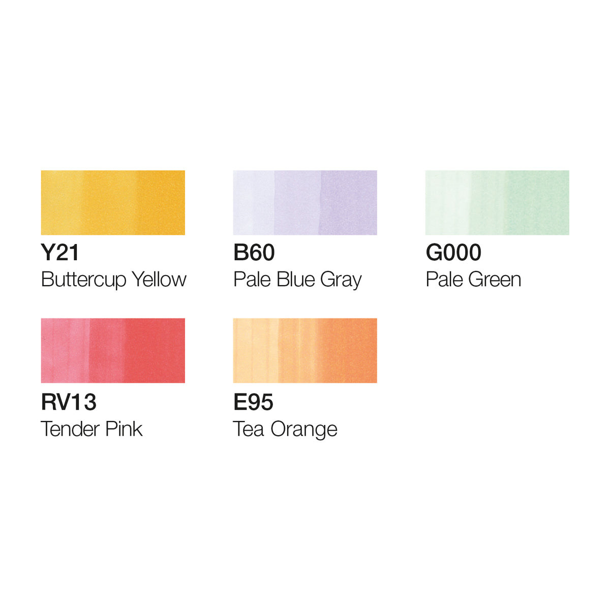 Copic Ciao Set 5+1 Pastels