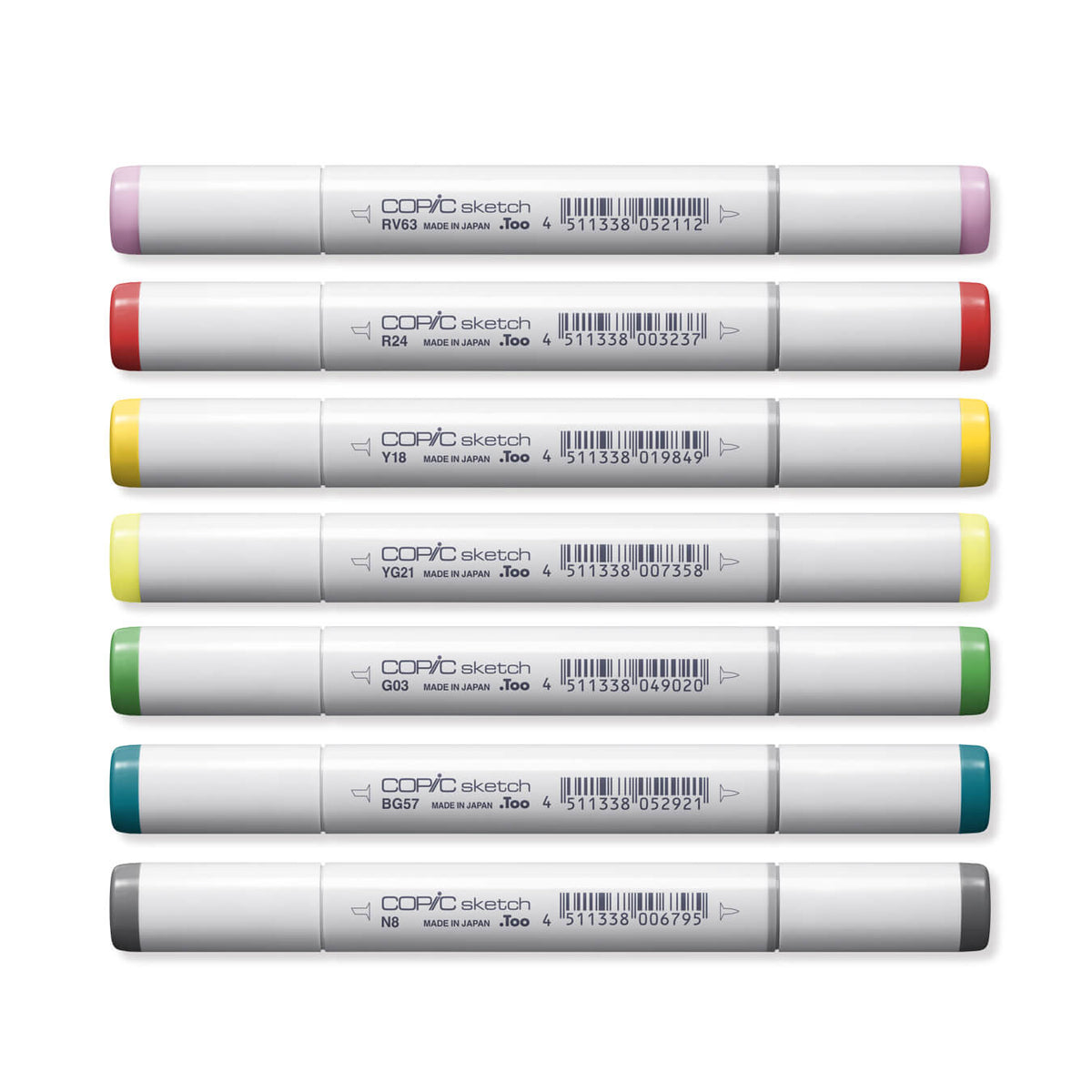 Copic Sketch 6 +1 Set Vibrant Tones Trial
