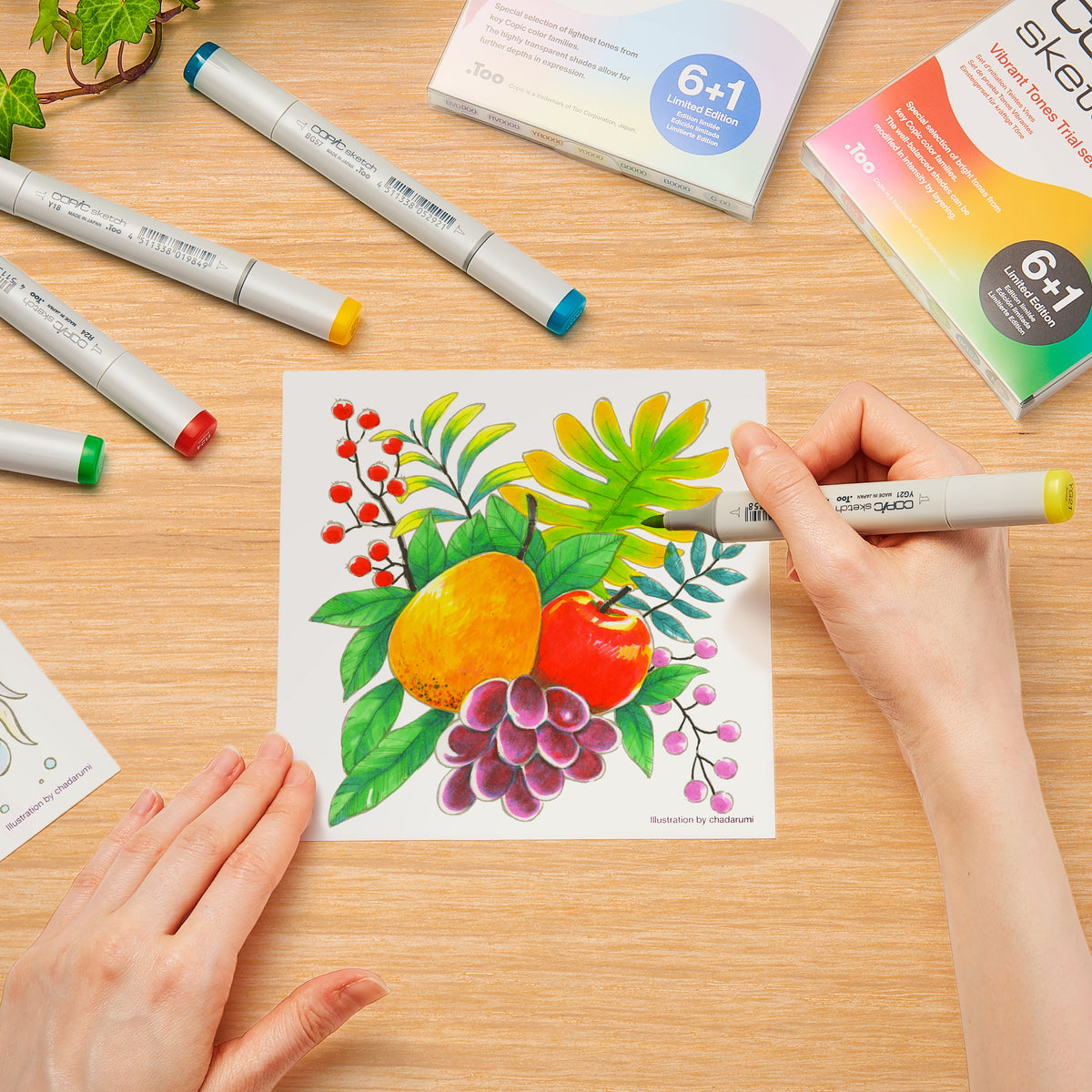 Copic Sketch 6 +1 Set Vibrant Tones Trial
