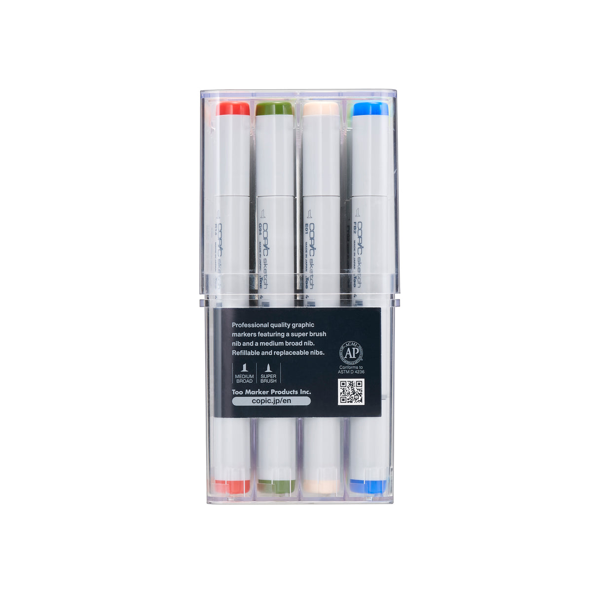 Copic Sketch 72 Set D