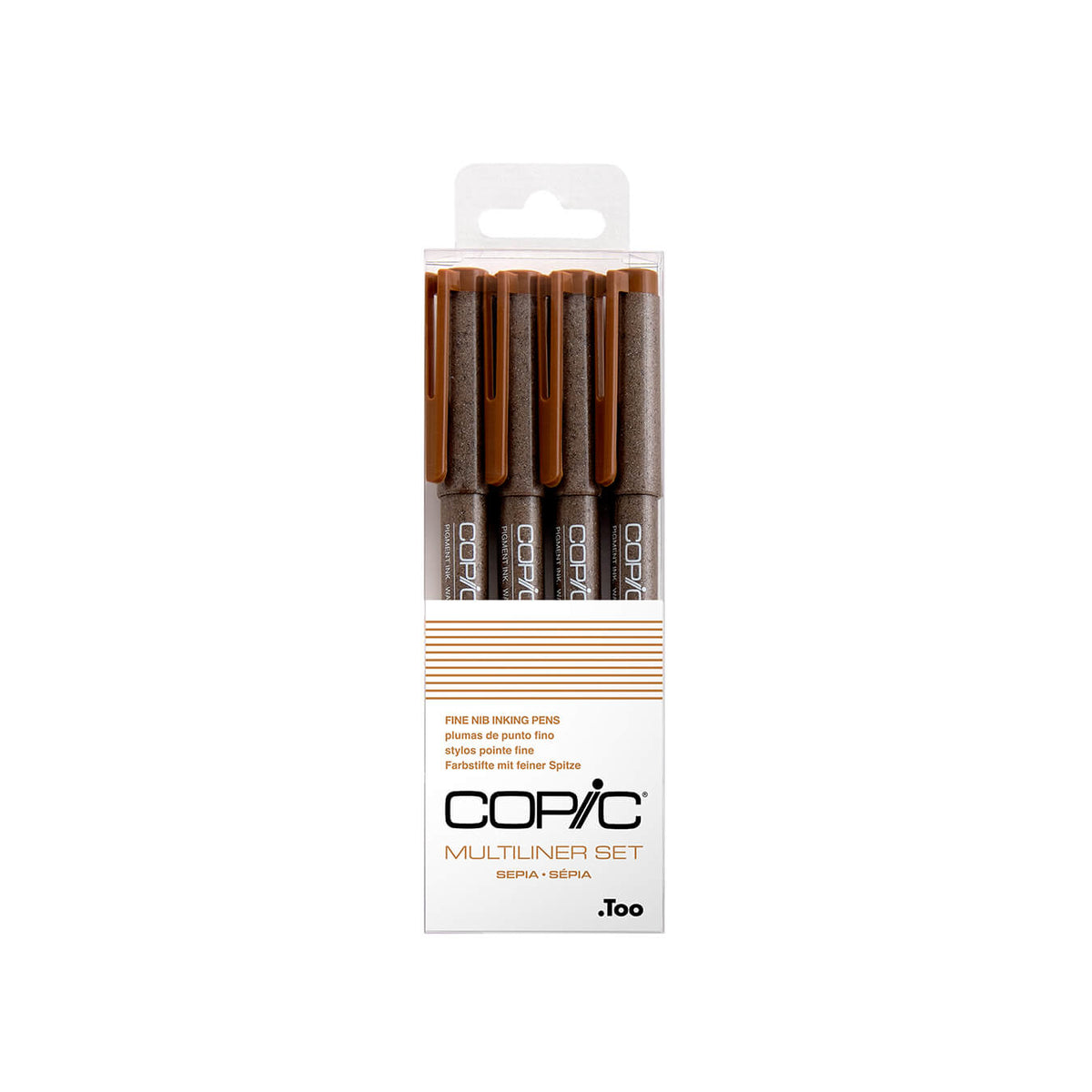 Copic Multiliner 4 Sepia Set 