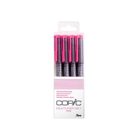 Copic Multiliner 4 Pink Set